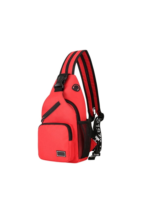 Multi Use Sling Bag Adjustable Strap Crossbody Chest Pack, Lightweight Shoulder Bag for Travel Work, Versatile Outdoor Activities, Casual Everyday Use, Multiple Pockets for Organization