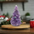 thumbnail image 1 of Konghyp Natural Crystal Christmas Tree, Colorful Resin Decorative Ornament, Holiday Gift Decoration, Exquisite Mini Desk Decor, Festive Home and Office Accent, 1 of 6