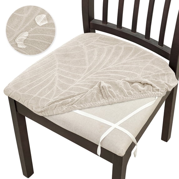 Konghyp Office Chair Seat Cover, Washable Fabric, Stretchable Protector, Stain-resistant Slipcover, Suitable for All Seasons, Elegant Design for Home and Restaurant