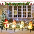 thumbnail image 1 of Konghyp Outdoor Waterproof Solar Snowman Lamp, Christmas Garden Lights, Holiday Decoration, Waterproof LED Ornament, Solar Powered Winter Decor, Festive Yard Lighting, 1 of 8