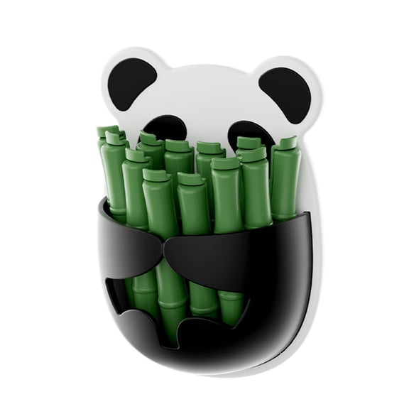 Konghyp Pandas Sealing Clips for Kitchen Snacks, Food Storage Clips, Airtight Locking Mechanism, Reusable Plastic Clip Set, Ideal for Snack Bags and Cereal Boxes