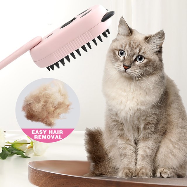 Konghyp Pet Spray Massage Brush MultiFunction Wash Brush and Steam