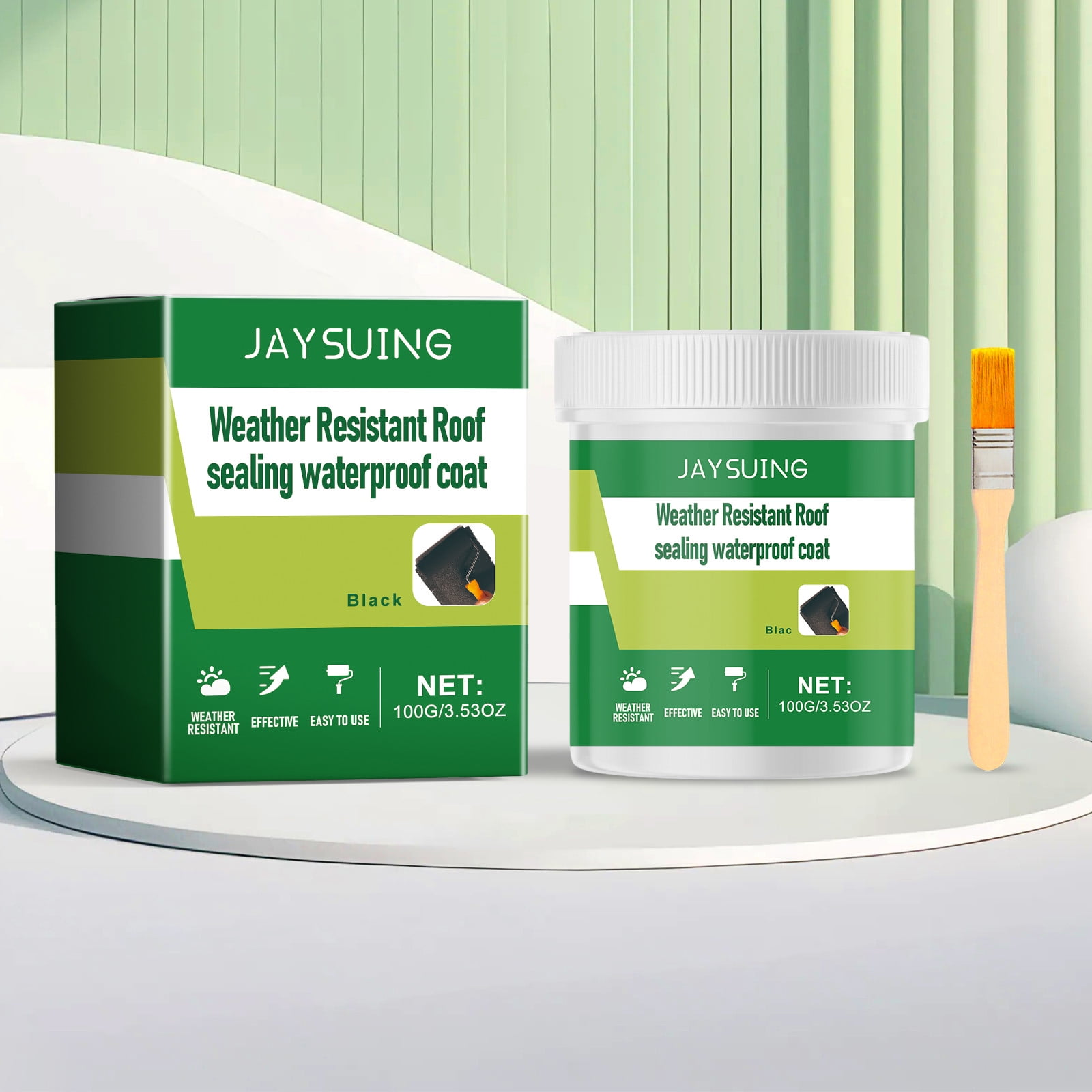 Konghyp Roof Sealing Coat – Weather-Resistant Waterproofing Solution, 100ml, Protects Roofs from Leaks and Damage, Essential for Long-Term Roof Maintenance and Durability.