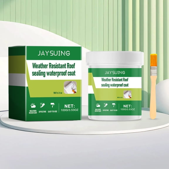 Konghyp Roof Sealing Coat – Weather-Resistant Waterproofing Solution, 100ml, Protects Roofs from Leaks and Damage, Essential for Long-Term Roof Maintenance and Durability.