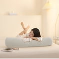 thumbnail image 1 of Konghyp Round Pillow for Sleeping, Comfortable Support Cushion, Ergonomic Design, Removable Washable Cover, Multi-Purpose Home Decor, Soft Velvet Fabric, 1 of 6