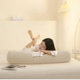 thumbnail image 1 of Konghyp Round Pillow for Sleeping, Comfortable Support Cushion, Ergonomic Design, Removable Washable Cover, Multi-Purpose Home Decor, Soft Velvet Fabric, 1 of 6