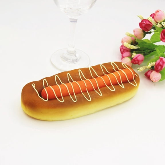 Konghyp Simulation Bread Model – Fake Bread Ornaments for Photography, Teaching Props, and Home Decoration – Perfect for Window Display and Stylish Furnishings.