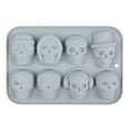 thumbnail image 1 of Konghyp Skull Silicone Chocolate Molds, Baking Moulds for Cake Decoration, Jelly and Pudding Maker, Safe and Easy to Clean, Ideal for Ice, Chocolate, and Hand Soap Molds, 1 of 9
