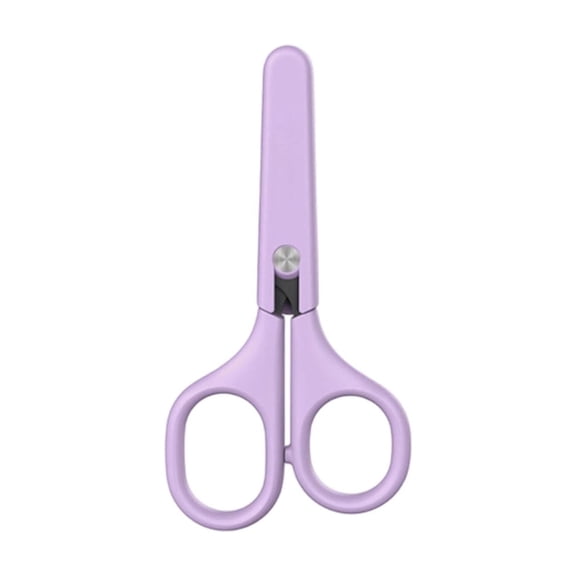 Konghyp Small Portable Safety Scissors, Non-Stick Stainless Steel Blades, Multipurpose Cutting Tool for Office and Home, Compact Design for Easy Carrying, Ideal for Paper, Tape, and Labels
