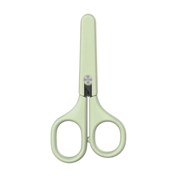 Konghyp Small Portable Safety Scissors, Non-Stick Stainless Steel Blades, Multipurpose Cutting Tool for Office and Home, Compact Design for Easy Carrying, Ideal for Paper, Tape, and Labels