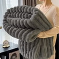 thumbnail image 1 of Konghyp Soft And Thick Double Layer Raschel Blanket, Warm Fleece Throw, Cozy Bed Cover, Perfect For Winter Use, Stylish Home Decor, Versatile Comfort Blanket, 1 of 6