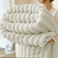 thumbnail image 1 of Konghyp Soft And Thick Double Layer Raschel Blanket, Warm Fleece Throw, Cozy Bed Cover, Perfect For Winter Use, Stylish Home Decor, Versatile Comfort Blanket, 1 of 6