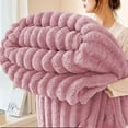 thumbnail image 1 of Konghyp Soft And Thick Double Layer Raschel Blanket, Warm Fleece Throw, Cozy Bed Cover, Perfect For Winter Use, Stylish Home Decor, Versatile Comfort Blanket, 1 of 6