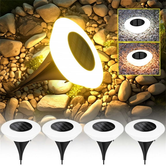 Konghyp Solar Plastic Small Tube Lights – Outdoor Courtyard and Garden Solar Lights with Ground Plug-in Design – Great for Illuminating Paths and Enhancing Outdoor Spaces