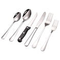 thumbnail image 1 of Konghyp Stainless Steel Cutlery Set 6 Pieces, Dinner Forks Knives Spoons, Elegant Tableware for Home, Restaurant, and Parties, Durable and Stylish Design, 1 of 6