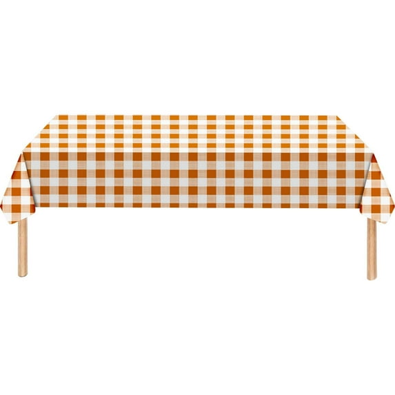 Konghyp Thanksgiving Tablecloth, Disposable Table Decoration, Maple Leaf Design, Holiday Party Supplies, Outdoor Picnic Tablecover, Lightweight and Portable Tablecloth