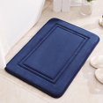thumbnail image 1 of Konghyp Thick Striped Memory Foam Bath Rugs – Soft Absorbent Velvet Mats with Non-Slip Bottom, Machine Washable Bathmat for Elegant Room Decoration and Safe Wash Floor Use, 1 of 8