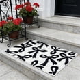 thumbnail image 1 of Konghyp Valentines Day Rug Bow Decor, Plush Non-Slide Carpet, Romantic Home Decor Gift for Anniversaries, Soft Area Mat for Bedroom and Living Room, Elegant Decorative Floor Mat, 1 of 7