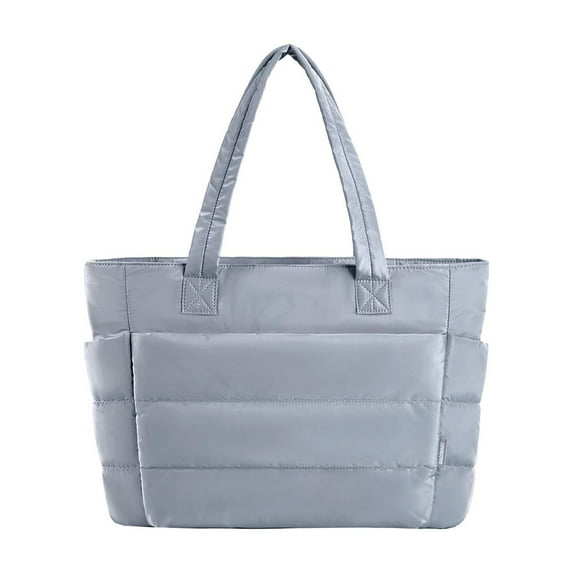 Konghyp Women's Pleated Tote Light Handbag, Travel Work Beach Gym Bag, Extra Large Capacity, Comfortable Handle, Stylish and Versatile Design