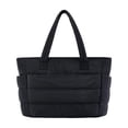 thumbnail image 1 of Konghyp Women's Pleated Tote Light Handbag, Travel Work Beach Gym Bag, Extra Large Capacity, Comfortable Handle, Stylish and Versatile Design, 1 of 6
