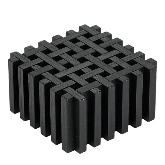 Kongming Lock Brain Teaser Puzzle Interlocking Sensory Wooden Safe Material for Family Game Night