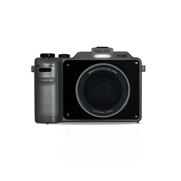 Konica Minolta MND65-GY Autofocus 18x 59 MP Digital Camera, Gray And Black