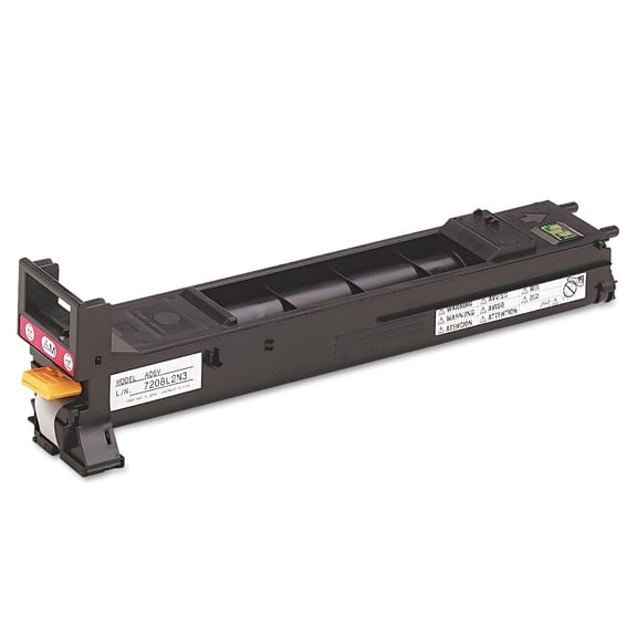 Konica Minolta Magenta Toner Cartridge, 6000 Yield (A06V332)