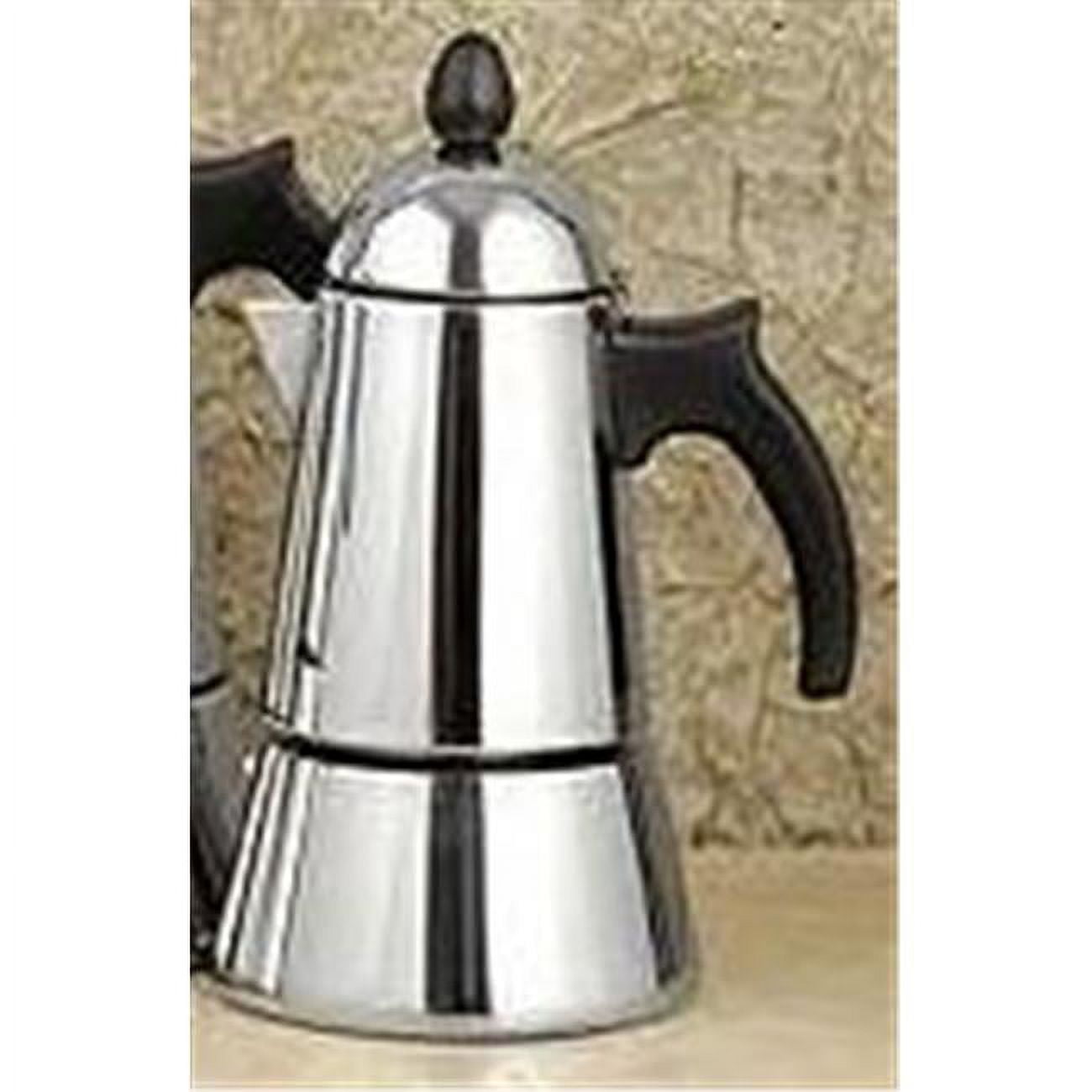 Stainless Steel Italian Espresso Coffee Pot for Induction Vitro