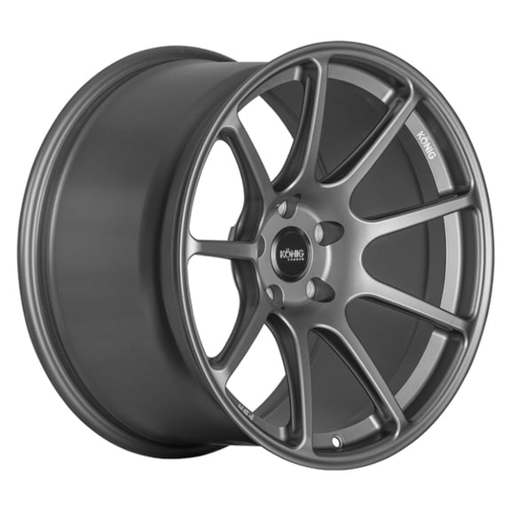 Konig Forged F5R 19x10 5x112 ET14 Ash Silver Wheel (Knurled Bead)