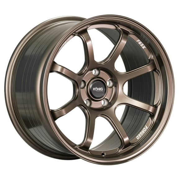 Konig Forged F6SX 17x9 4x100 ET45 Race Bronze Wheel (Knurled Bead)