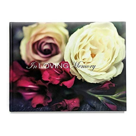 Pre-Owned Konig House Guest Book, in Loving Memory, Funeral Guest Book, Hard Cover, Memorial Guest Book, Condolence Book, Remembrance Book Paperback