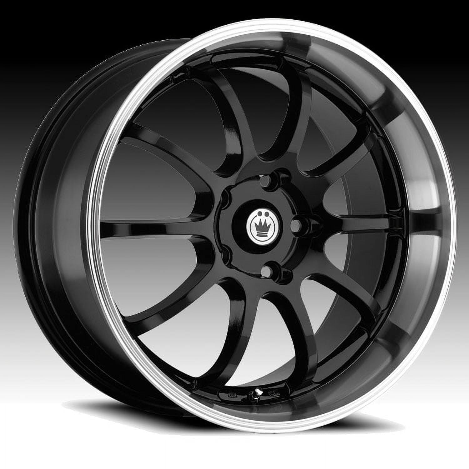 Konig LI Lightning Gloss Black 15x7 4x100 38mm (LI57100385)