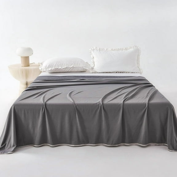 Koniroom Cooling Blankets for Hot Sleepers - Summer Blanket Thin Lightweight Breathable Soft Enhanced Cooling for Bed Couch Sofa Travel(Grey, 60 x 80 inches)