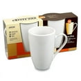 thumbnail image 1 of Konitz Coffee Bar Maxi 13-Ounce Mugs, Set of 2, White, 1 of 4