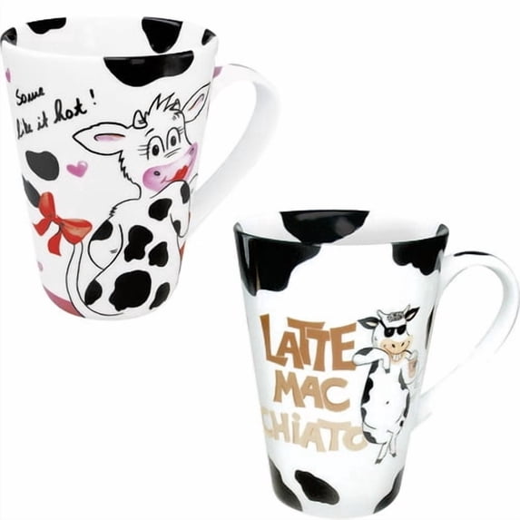 Konitz Mr. and Mrs. Latte Mac Chiato 13 oz. Mugs 2 Piece Set