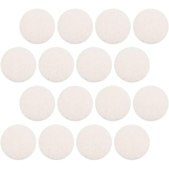 Konjac Sponge Natural Facial Sponges, Round Face Exfoliating Sponge Reusable Cosmetic Sponge Facial Powder Puff Makeup Pads Sponge for Foundation, 40pcs (65 * 8mm) Loofah Scrubber