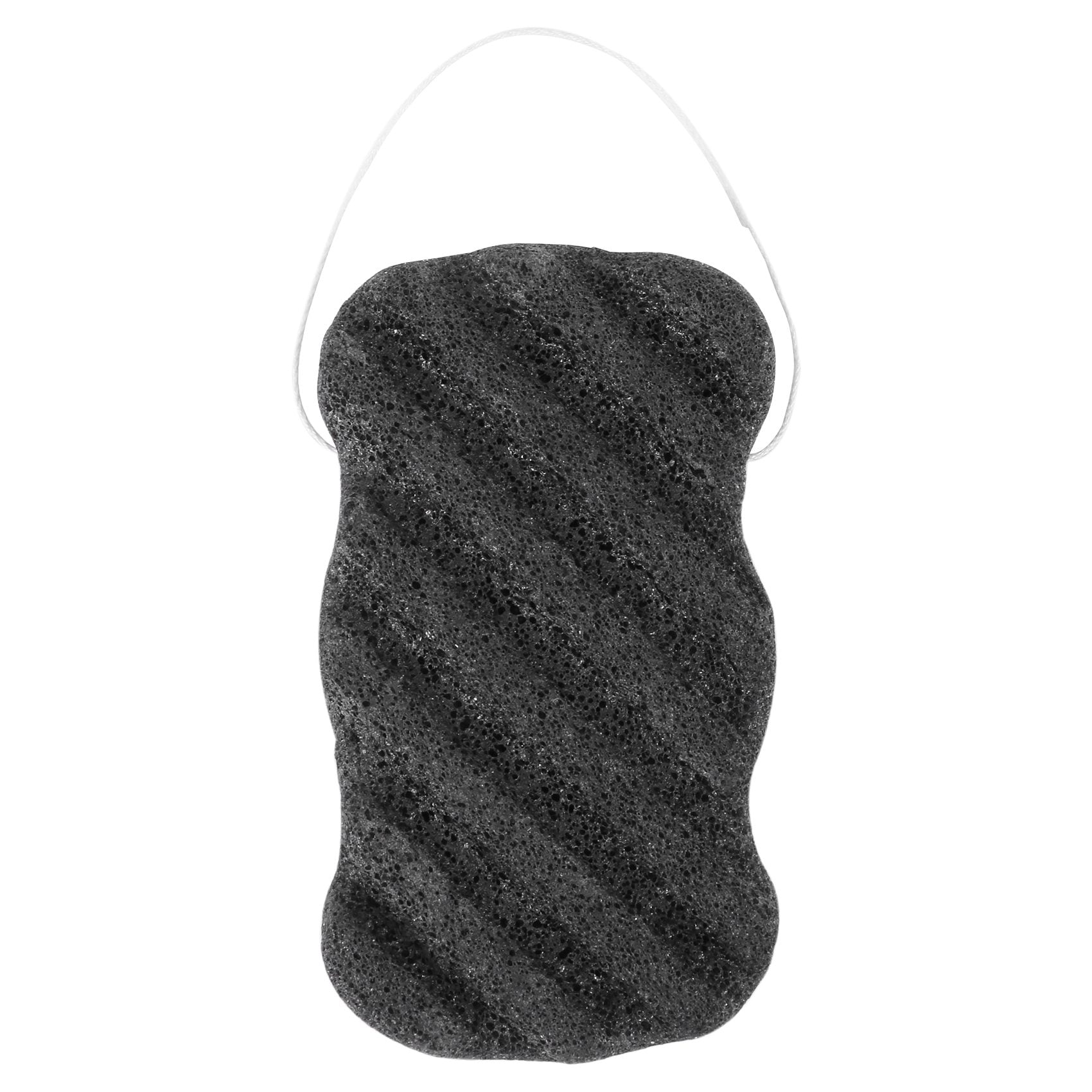 Konjac Sponge Set With Activated Bamboo Charcoal Body And Facial Sponge