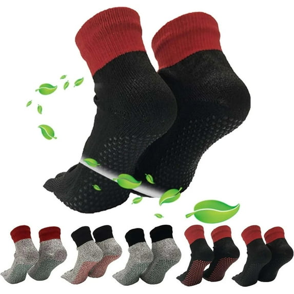 Konjoun Barefoot Socks - Konjoun Socks Outdoor, Konjoun Grounding Socks, Konjoun Toe Socks, Ankle Socks Mens