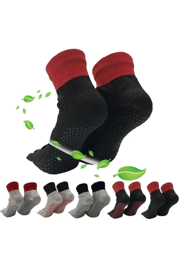 Konjoun Barefoot Socks - Konjoun Socks Outdoor, Konjoun Grounding Socks, Konjoun Toe Socks, Ankle Socks Mens