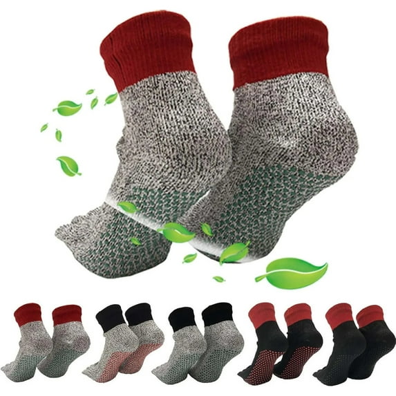 Konjoun Barefoot Socks - Konjoun Socks Outdoor, Konjoun Grounding Socks, Konjoun Toe Socks, Ankle Socks Mens