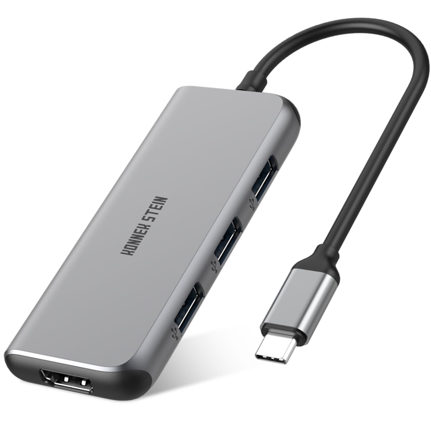 UGREEN 5-in-1 USB-C Hub with 4K HDMI, 100W Power Delivery, 3 USB-A Data  Ports, Aluminum Alloy Shell 