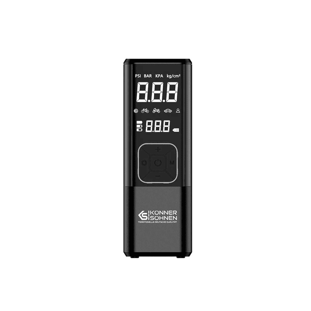 Konner & Sohnen Portable Tire Inflator with Auto-Stop, 6000mAh Battery ...