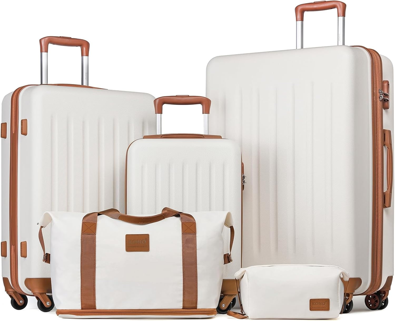 Carry On Suitcase Kono Luggage Set Piece Carry On Hardside