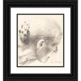thumbnail image 1 of Konrad Böse 15x17 Black Ornate Wood Framed Double Matted Museum Art Print Titled - Portrait of an Old Woman in the Lost Profile (1900), 1 of 5