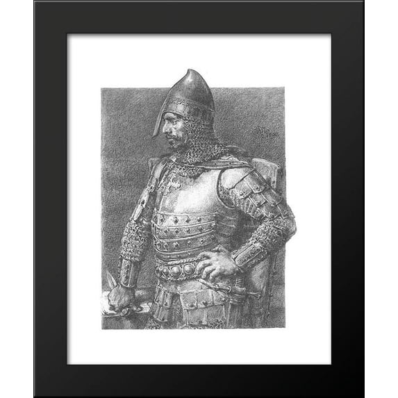 Konrad I of Masovia 20x24 Framed Art Print by Matejko, Jan
