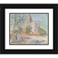thumbnail image 1 of Konstantin Alexeevich Korovin 18x15 Black Ornate Wood Framed Double Matted Museum Art Print Titled - Paris in Spring, 1 of 5