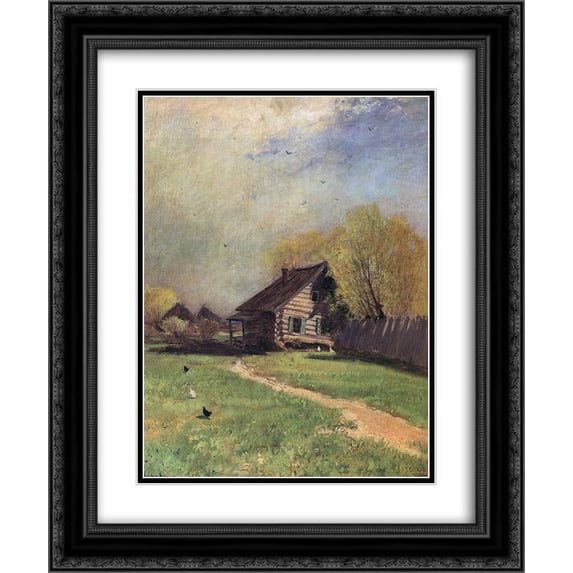Konstantin Korovin 2x Matted 20x24 Black Ornate Framed Art Print 'Early Spring '