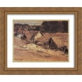 thumbnail image 1 of Konstantin Korovin 2x Matted 24x20 Gold Ornate Framed Art Print 'Kem ', 1 of 2