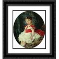 thumbnail image 1 of Konstantin Makovsky 2x Matted 20x24 Black Ornate Framed Art Print 'female-portraits', 1 of 2