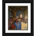 thumbnail image 1 of Konstantin Somov 15x18 Black Ornate Wood Framed Double Matted Museum Art Print Titled - Rendezvous (1918), 1 of 5